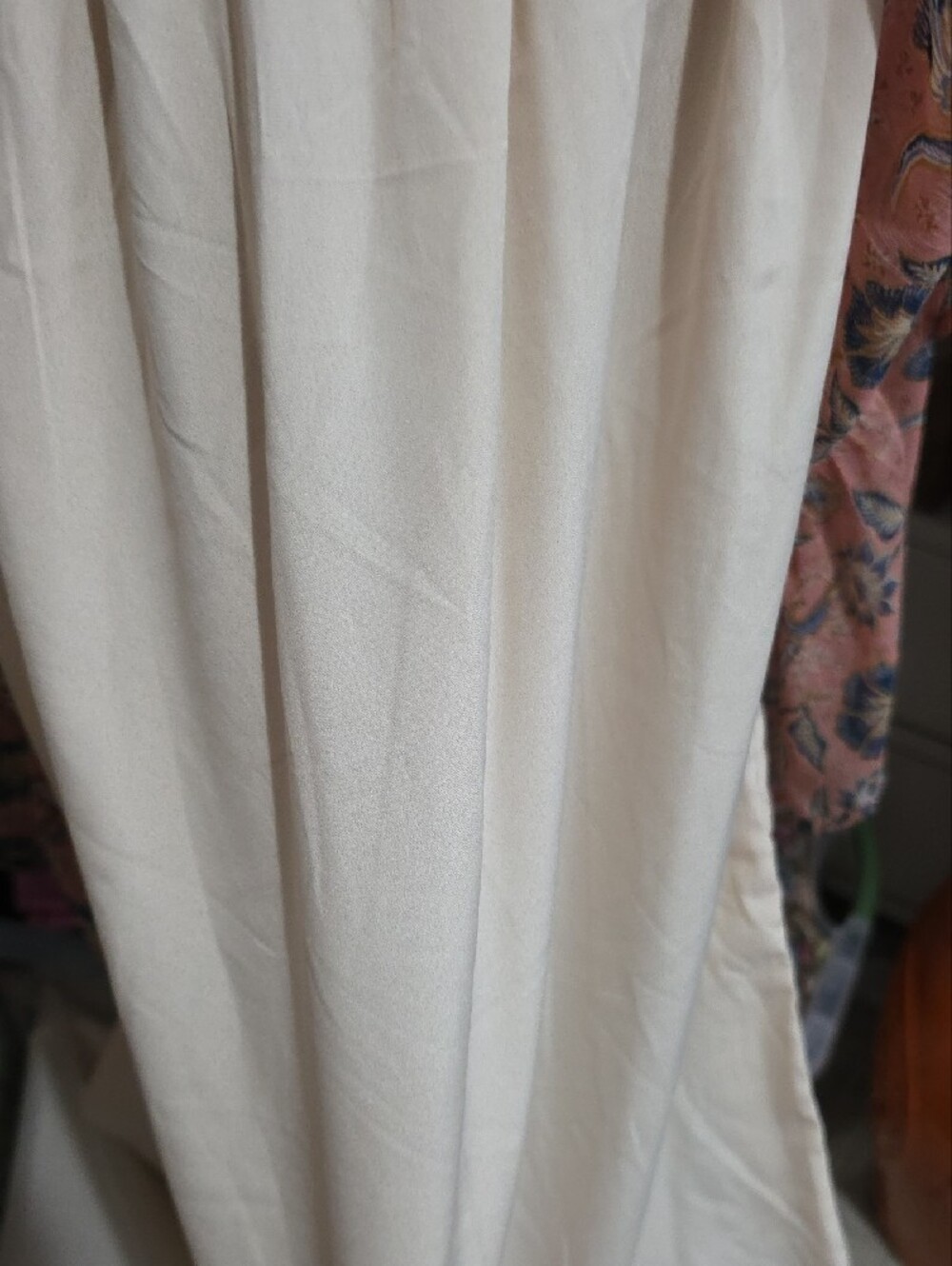 Patrons of Peace Peach Floral V-Neck Long Sleeve Midi Dress - Picture 5 of 7